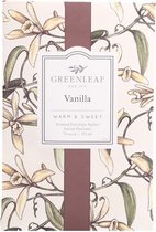 geurzakje Vanilla 17 cm hout crÃ¨me/bruin