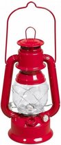 olielamp Lucile 14 x 30 cm staal/glas rood