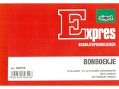bonboek zelfkopiÃ«rend A6 papier rood 150 vel