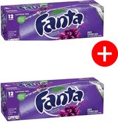 Fanta Grape Blikjes 2x 12x355 ml USA