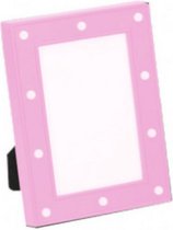 fotolijst led 23,5 x 18,7 cm roze