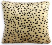 kussen Animal 45 x 45 cm textiel champagne