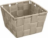 opbergmandje Adria Mini 170 ml polypropyleen taupe