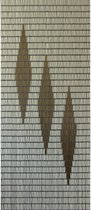 vliegengordijn Ruiten hulzen 232 x 100 cm PVC crÃ¨me/goud