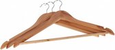 kledinghanger 44 x 23 x 1 cm hout bruin 3 stuks