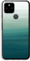 Case Company® - Google Pixel 5 hoesje - Ocean - Soft Cover Telefoonhoesje - Bescherming aan alle Kanten en Schermrand