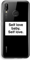 Case Company® - Huawei P20 Lite hoesje - Self love - Soft Cover Telefoonhoesje - Bescherming aan alle Kanten en Schermrand