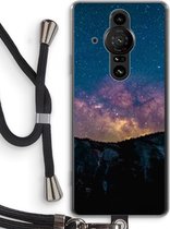 Case Company® - Sony Xperia Pro-I hoesje met Koord - Travel to space - Telefoonhoesje met Zwart Koord - Bescherming aan alle Kanten en Over de Schermrand