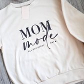 Mama Sweater Trui Beige - Mom Mode