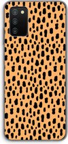 Case Company® - Samsung Galaxy A03S hoesje - Panter - Soft Cover Telefoonhoesje - Bescherming aan alle Kanten en Schermrand