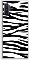 Case Company® - Samsung Galaxy Note 10 Plus hoesje - Zebra pattern - Soft Cover Telefoonhoesje - Bescherming aan alle Kanten en Schermrand