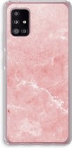 Case Company® - Samsung Galaxy A51 5G hoesje - Roze marmer - Soft Cover Telefoonhoesje - Bescherming aan alle Kanten en Schermrand