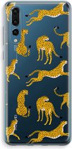 Case Company® - Huawei P20 Pro hoesje - Luipaard - Soft Cover Telefoonhoesje - Bescherming aan alle Kanten en Schermrand