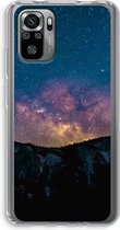 Case Company® - Xiaomi Redmi Note 10S hoesje - Travel to space - Soft Cover Telefoonhoesje - Bescherming aan alle Kanten en Schermrand