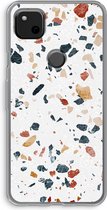 Case Company® - Google Pixel 4a hoesje - Terrazzo N°4 - Soft Cover Telefoonhoesje - Bescherming aan alle Kanten en Schermrand