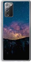 Case Company® - Samsung Galaxy Note 20 / Note 20 5G hoesje - Travel to space - Soft Cover Telefoonhoesje - Bescherming aan alle Kanten en Schermrand