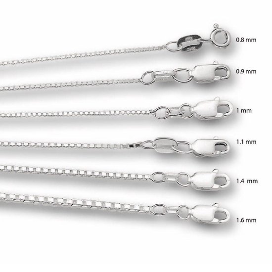 Huiscollectie Collier Argent Vénitien 1.1 mm 40cm