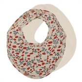 Konges Sløjd 2pack Slabbetjes | Poppy/ Brazilian Sand