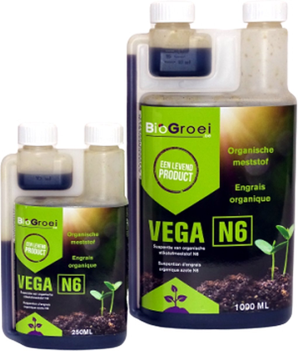 Biogrowi Vega N6 0,25L - Plantaardige meststof kamerplanten - Plantenvoeding