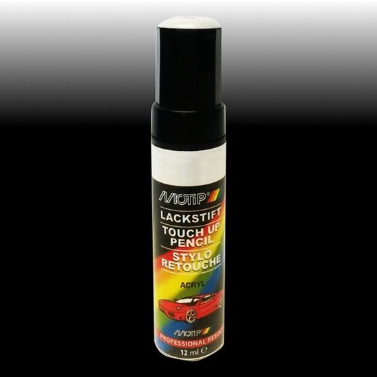 Motip 900105 - Auto lakstift - Hoogglans Zwart - 12 ml