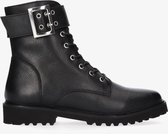 Tango | Bee 524-f black boot/strap/buckle silver - black sole | Maat: 42