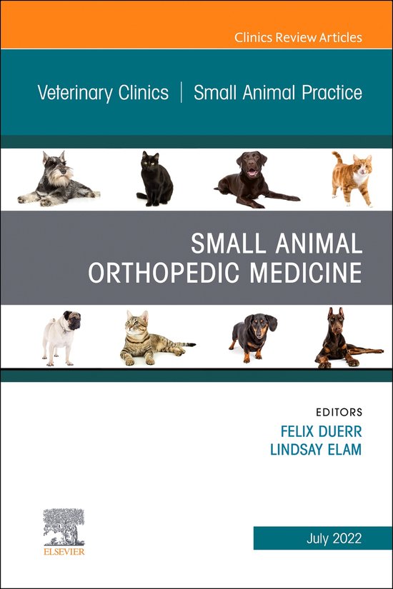 Foto: The clinics internal medicine volume 52 4 small animal orthopedic medicine an issue of veterinary clinics of north america small animal practice e book