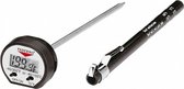 keukenthermometer RVS/ABS 15 cm zwart/zilver