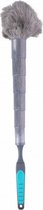 plumeau 58 cm polypropyleen/microfiber grijs/blauw