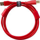 UDG Ultimate Audio Cable USB 2.0 A-B Red Straight 3m (U95003RD) - Kabel voor DJs