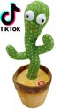 Good lifehacks Originele Dansende Cactus - Speelgoed - Interactieve Knuffel - Pratende en Dansende Pop - Recorder - Dancing Cactus - Baby en Peuter - 120 TikTok Liedjes