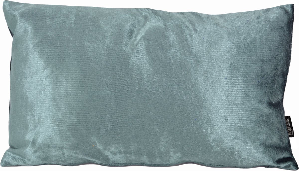 Gek op Kussens! Velvet Shine Groen Kussenhoes | Fluweel - Polyester | 30 x 50 cm