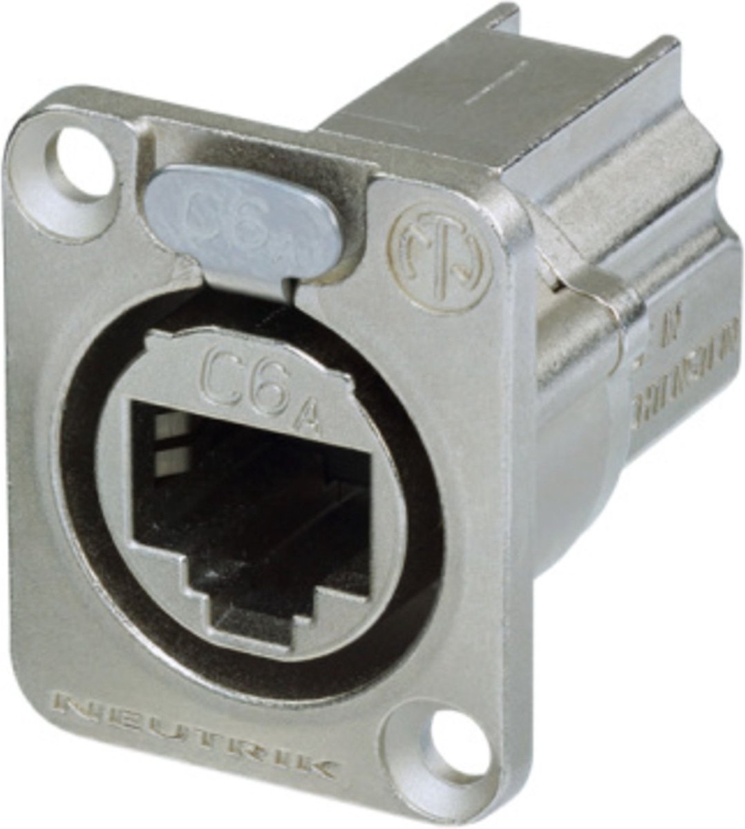 Neutrik NE8FDX-P6 RJ45-dataconnector etherCON D-serie NE8FDX-P6 Bus, recht Aantal polen: 8P8C Nikkel 1 stuk(s)