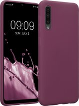 kwmobile telefoonhoesje geschikt voor Samsung Galaxy A50 - Hoesje voor smartphone - Back cover in bordeaux-violet
