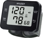 Bol.com HYLOGY Pols Bloeddrukmeter Hartstichting - Digitaal LCD-scherm - Wrist Blood Pressure Monitor Easy - Manchet 13.5-21 cm ... aanbieding