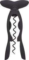 Kurkentrekker zwart 8 x 2 x 16 cm - Wijnopener