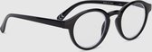 Gemaakt Van Gerecycled Plastic - Five2One-Eyewear Puffin - Leesbril - Computerbril - +2.0 - Dames / Heren - Donker Zwart