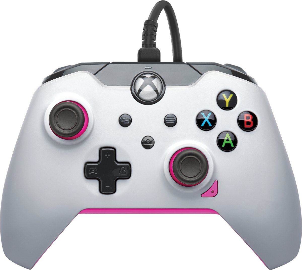 PDP - Bedrade Xbox Controller - Xbox Series X|S & Xbox One - Fuse White