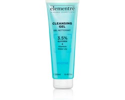 elementrē Cleansing Gel – Diepreinigende Gezichtsreiniger met Salicylzuur & Niacinamide – Verwijdert Talg & Onzuiverheden – Hydrateert & Kalmeert – Voor Alle Huidtypes – 250ml
