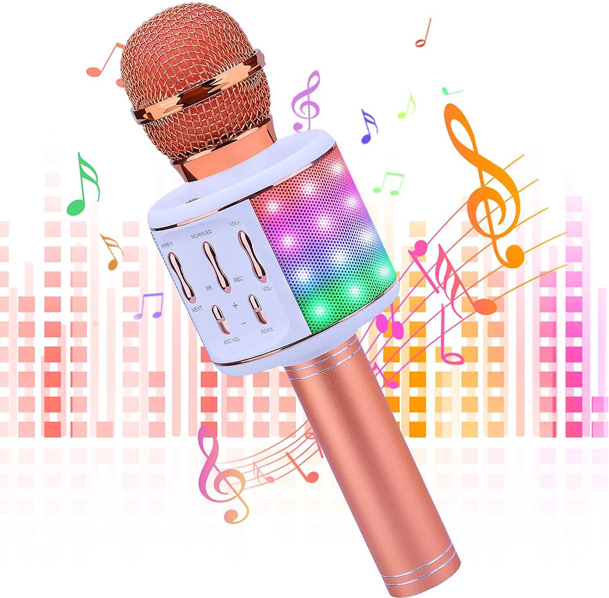 microphone enfants - Microphone karaoké ZINAPS, microphone Bluetooth pour  enfants