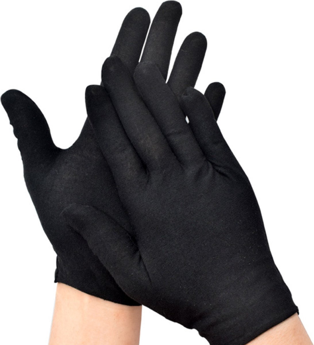 6 Paar/Zak 1 Pack Zwarte Katoenen Handschoen Workfor Droge Handen Handling Film Handschoenen Ceremoniële Inspectie Handschoenen Ceremoniële Handschoenen - Handschoenen - Gloves Cotton - Maat L 12 Stuks ………..    SQGTR