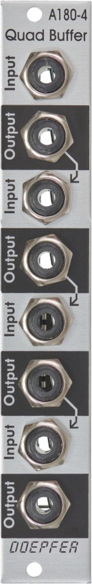 Doepfer A-180-4 Quad Buffer - Multiple modular synthesizer