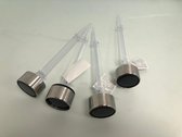 Vier stuks - solar lamp - tuinlamp