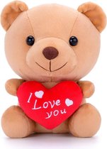 WiseGoods - Teddybeer Met Hart - Pluche Love Bear - Beer - I Love You - Cadeau - Vriendin - Valentijnsdag