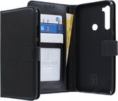 Xiaomi Redmi Note 8 Bookcase hoesje - CaseBoutique - Effen Zwart - Kunstleer