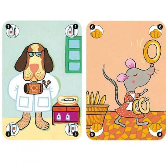 Jeu de 7 familles Happy family - jeu de cartes - Djeco