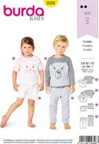 Burda Naaipatroon 9326 - Pyjama in variaties
