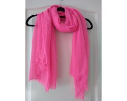 Neon roze sjaal | bol