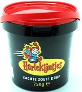 HARLEKIJNTJES Zachte Zoete Drop In Emmer (pak 750 gram)