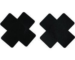 Nipple Sticker Black - Tepel Plakker Zwarte kruis - Tepelsticker