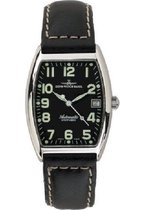Zeno-Watch PRS-53-a1 Orologio Automatico Da Uomo: Cassa 37mm In Acciaio, Quadrante Nero, Cinturino NATO